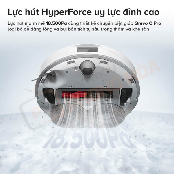 Lực hút HyperForce 18.500Pa vượt trội