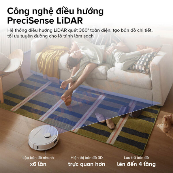 PreciSense LiDAR – Điều hướng thông minh