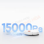 Động cơ hút mạnh 15000Pa, làm sạch hiệu quả trên 99%