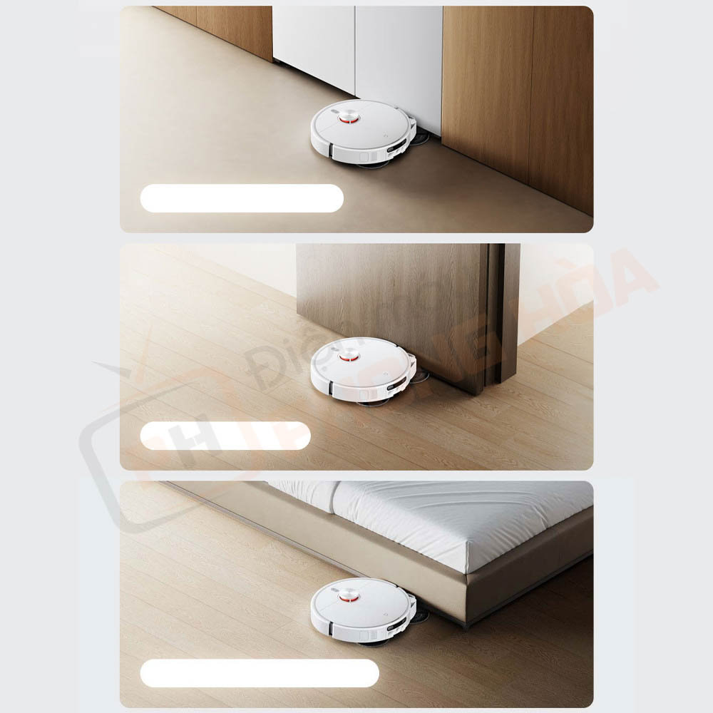 robot hut bui lau nha xiaomi mijia 5c 4 Làm sạch khe hẹp thấp – chỉ cần “duỗi chân” là dễ dàng giải quyết