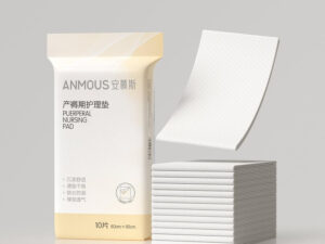 Tấm lót chống thấm dùng 1 lần Anmous - Siêu thấm hút, mềm mại, an toàn cho trẻ nhỏ, tiện lợi cho người lớn, mẹ sau sinh (10 miếng)
