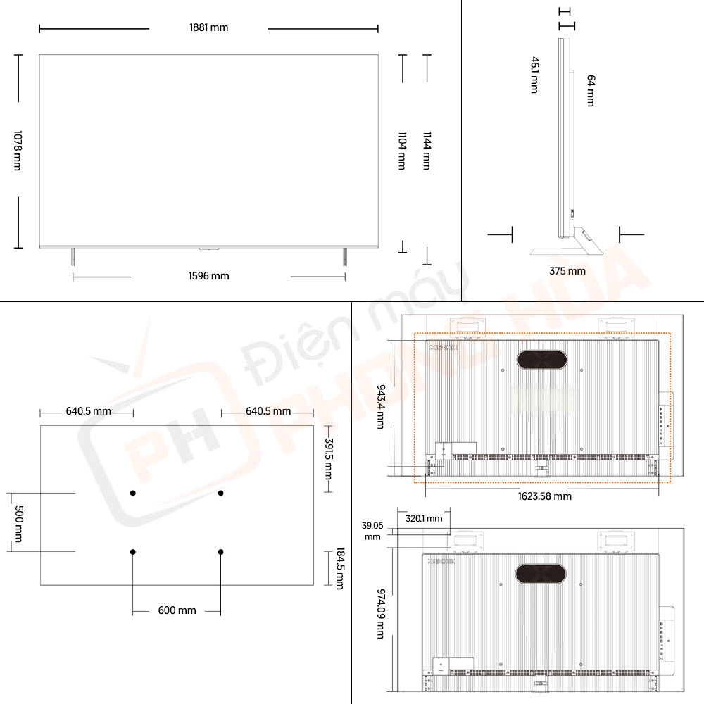 tivi xiaomi s pro 85 mini led 2026 2 Tivi Xiaomi S Pro 85 Mini LED 2026