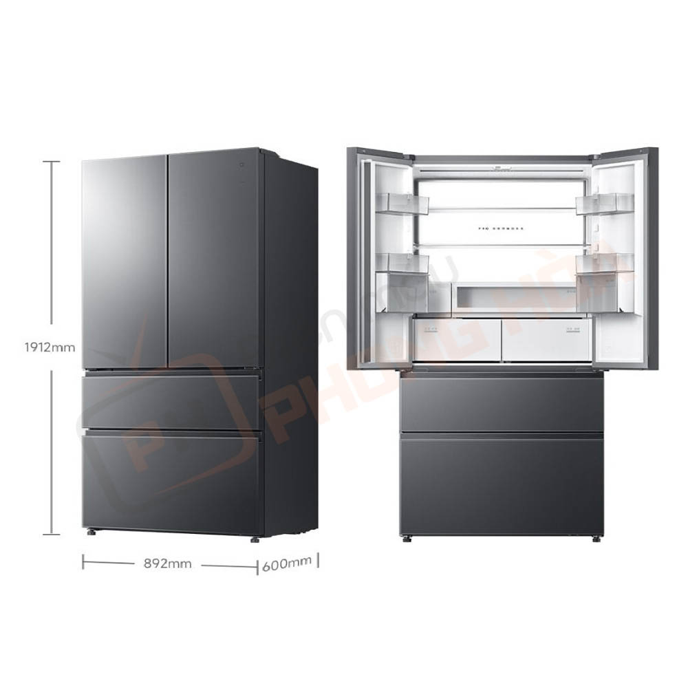 tu lanh 4 canh xiaomi mijia 560l pro 2 Kích thước của tủ lạnh 4 cánh Xiaomi Mijia 560L Pro