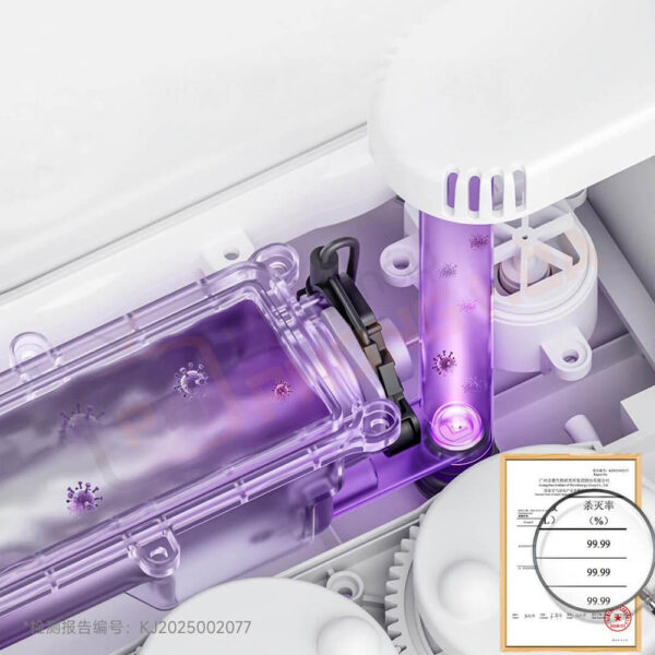 Khử trùng UV tiên tiến an toàn khi ngâm chân cùng gia đình
