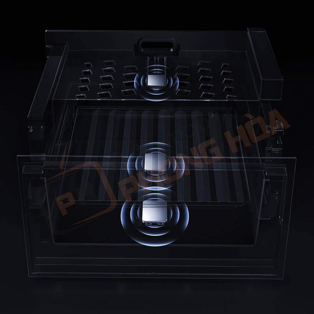 tủ lạnh xiaomi mijia 506l pro Cảm biến nhiệt độ siêu nhạy – Điều chỉnh lạnh theo từng loại thực phẩm