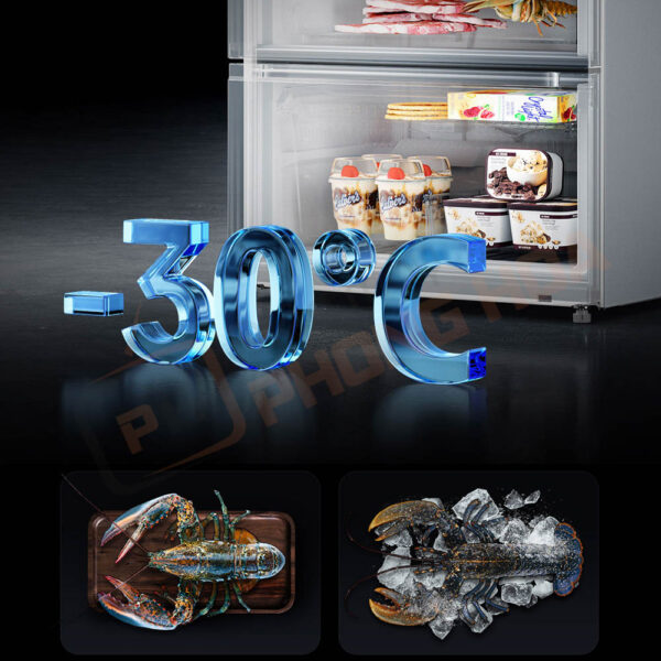 Lạnh sâu –30°C, cấp đông nhanh