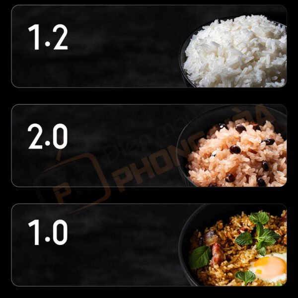 Nấu được da dạng kiểu gạo