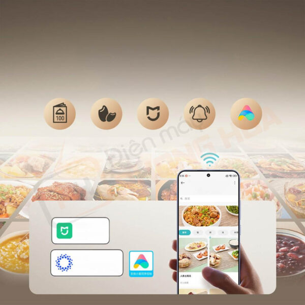 Kho 200+ công thức và điều khiển từ xa tiện lợi