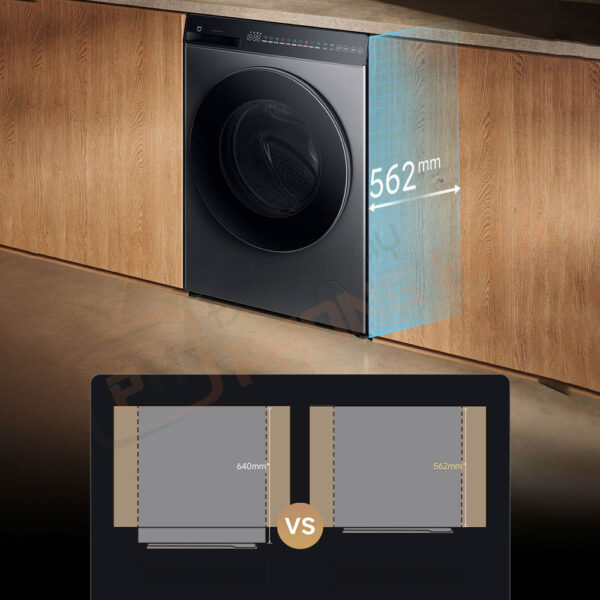 Thiết kế mỏng chỉ 610mm