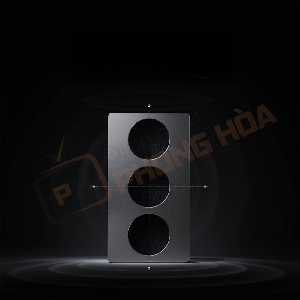 loa xiaomi sound 2 max 7 Cấu trúc đối xứng ba dải tần, mang đến sự cân bằng âm học