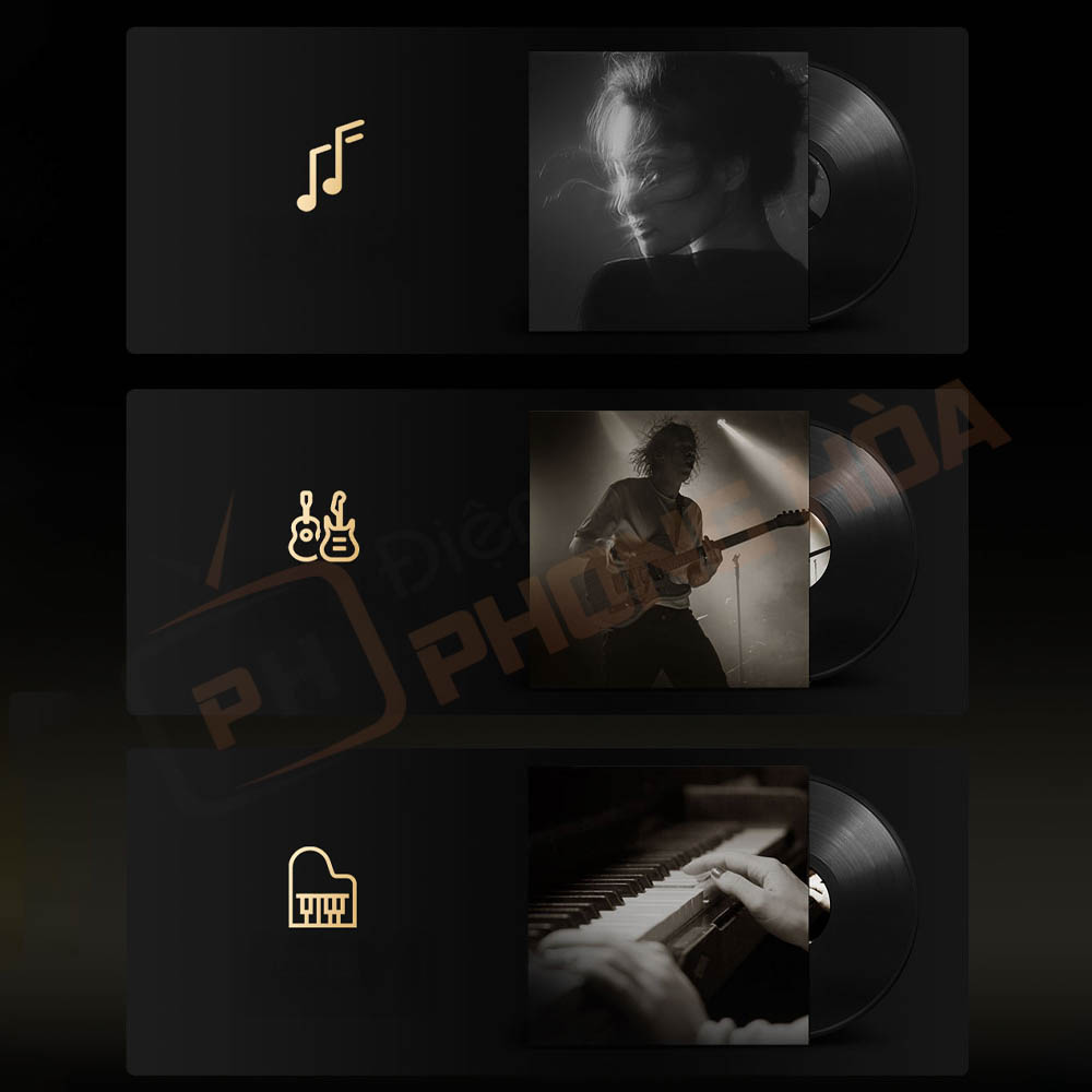 loa xiaomi sound 2 max 9 Tích hợp ba đường cong âm thanh cổ điển