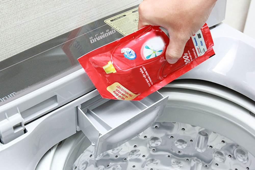 may giat bi trao bot 2 Sử dụng không đúng loại bột giặt