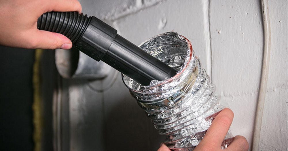 may say quan ao bi chay nuoc 1 Vệ sinh đường ống thông hơi máy sấy quần áo