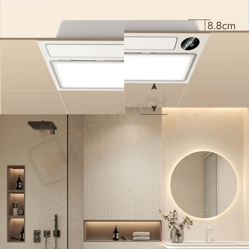 may suoi nha tam yeelight z10 max 6 Thiết kế hộp chỉ 8.8cm siêu mỏng, tiết kiệm không gian