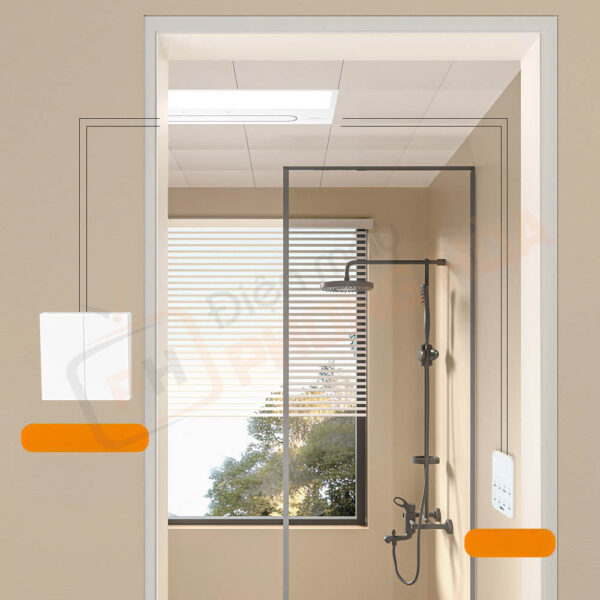 Hệ thống chiếu sáng điều khiển kép trong và ngoài phòng