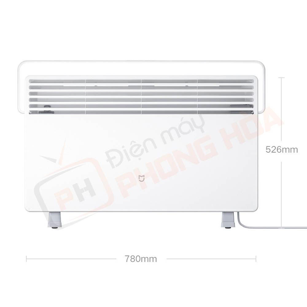 may suoi xiaomi mijia krdnq04zm 12 Kích thước của Máy sưởi Xiaomi Mijia KRDNQ04ZM