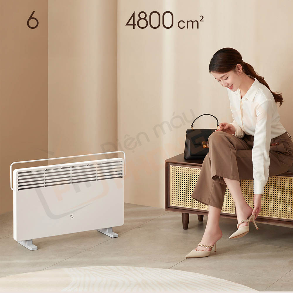 may suoi xiaomi mijia krdnq04zm 2 Công suất mạnh mẽ 2200W kết hợp với tấm nhôm tản nhiệt diện tích lớn