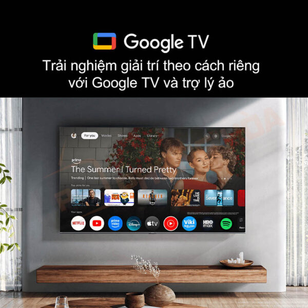 Trải nghiệm giải trí thông minh với Google TV