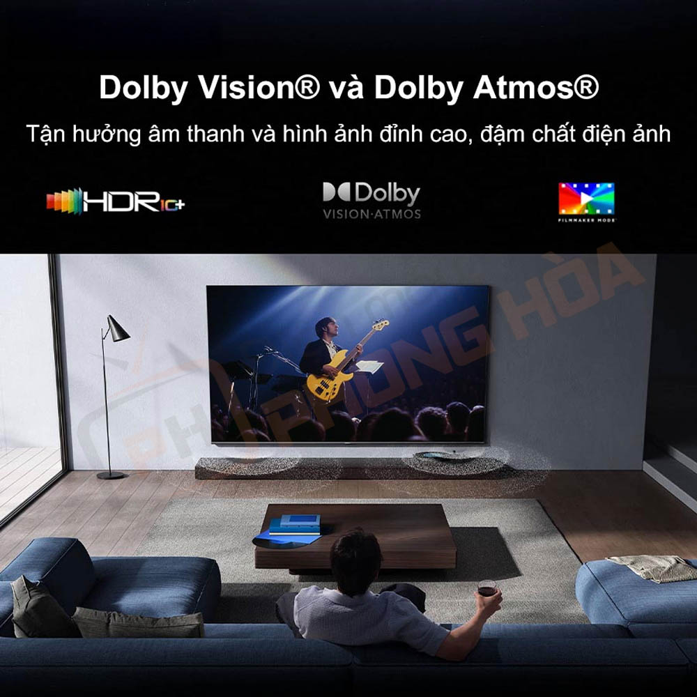 tivi xiaomi s pro mini led 55 inch 1 Âm thanh sống động như rạp chiếu phim tại gia