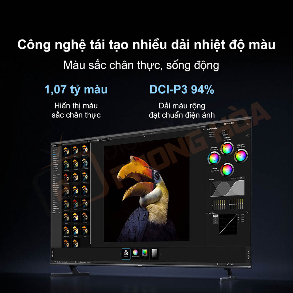 tivi xiaomi s pro mini led 55 inch 10 Công nghệ tái tạo màu chuyên nghiệp