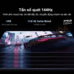 Tần số quét 144Hz mượt mà trong từng khung hình