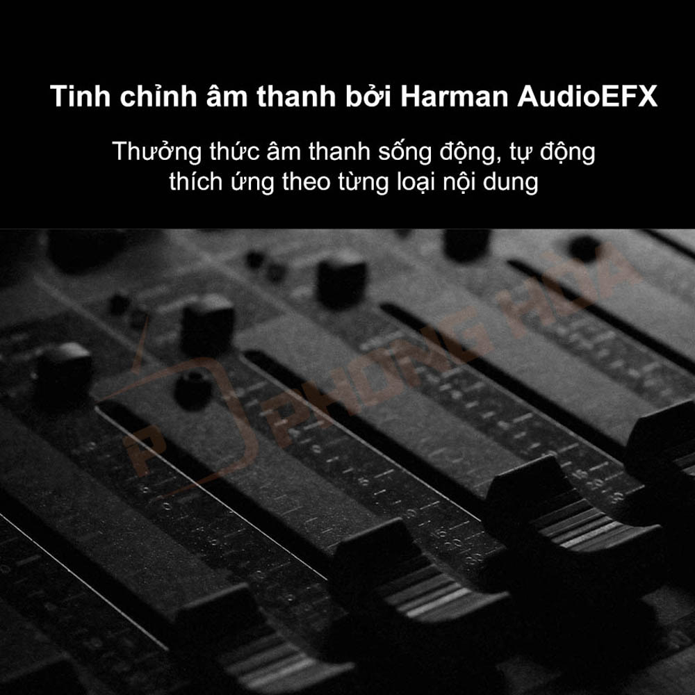 tivi xiaomi s pro mini led 55 inch 9 Âm thanh còn được tinh chỉnh bởi Harman AudioEFX