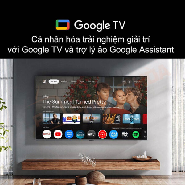 Tích hợp Google TV™ cùng trợ lý ảo Google Assistant