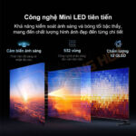 Công nghệ màn hình Mini LED với 532 vùng đèn nền độc lập