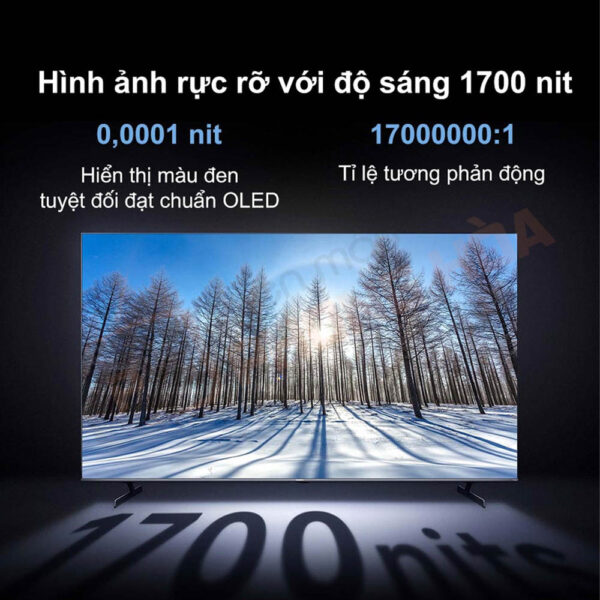 Chiều sâu ánh sáng tự nhiên và độ tương phản ấn tượng