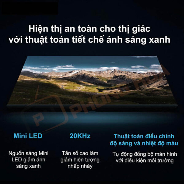 Thuật toán giảm ánh sáng xanh,, bảo vệ thị lực