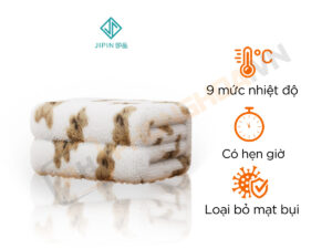 Chăn điện hai mặt Jipin Graphene