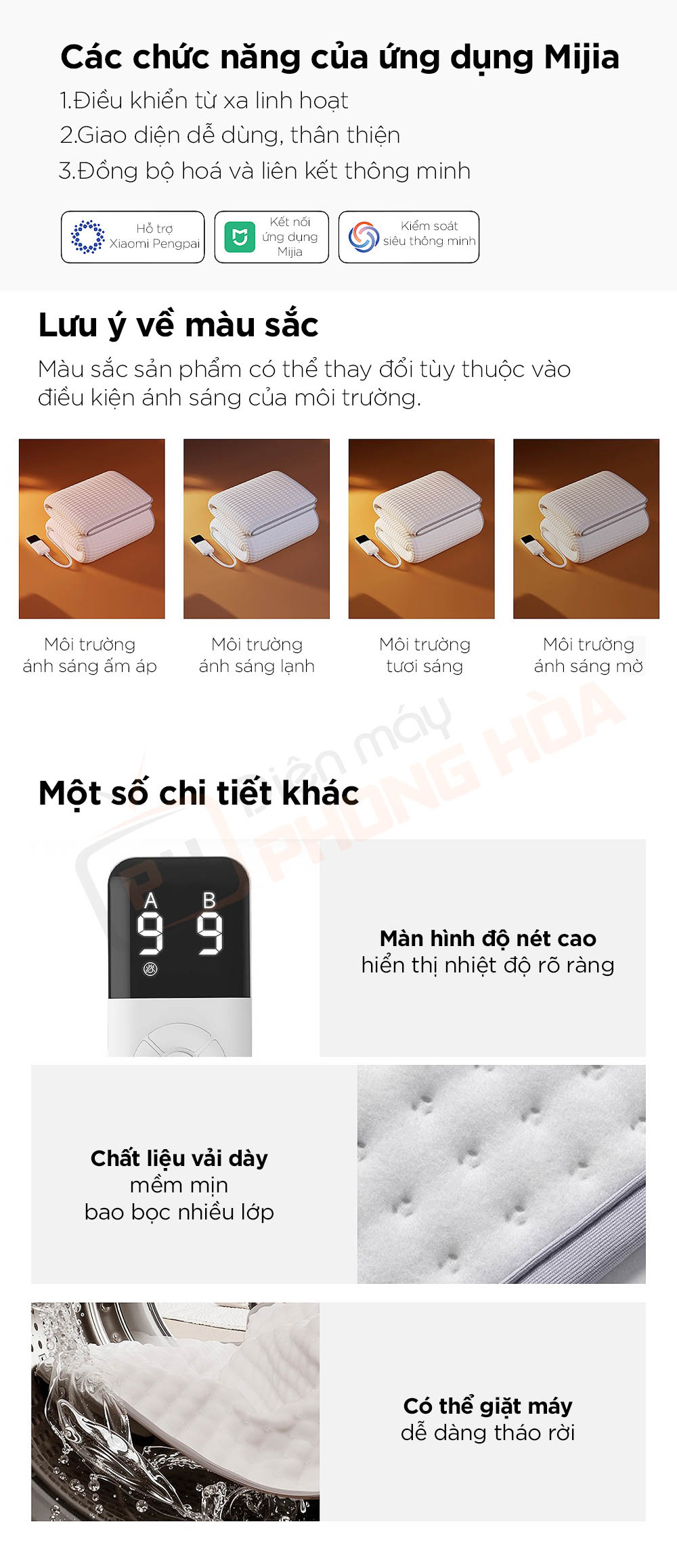 chan dien jipin graphene 12 Chăn điện Jipin Graphene