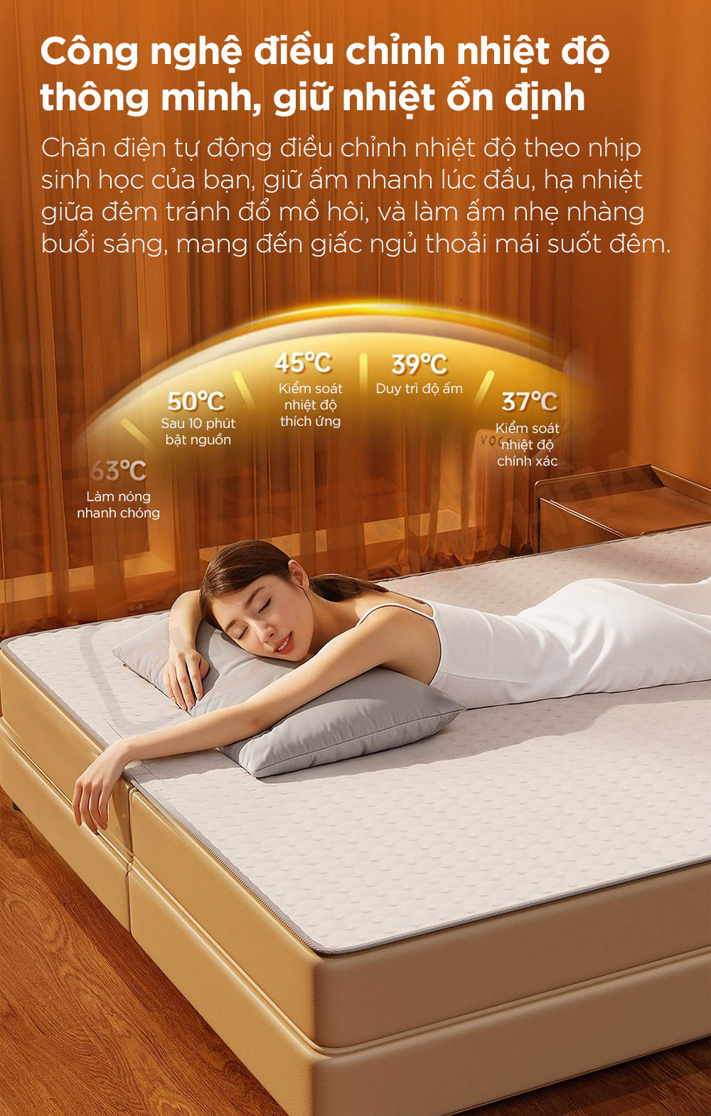 chan dien jipin graphene 5 Chăn điện Jipin Graphene