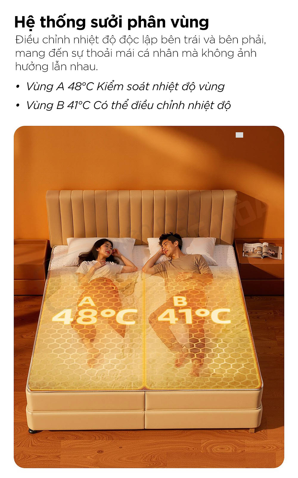 chan dien jipin graphene 6 Chăn điện Jipin Graphene