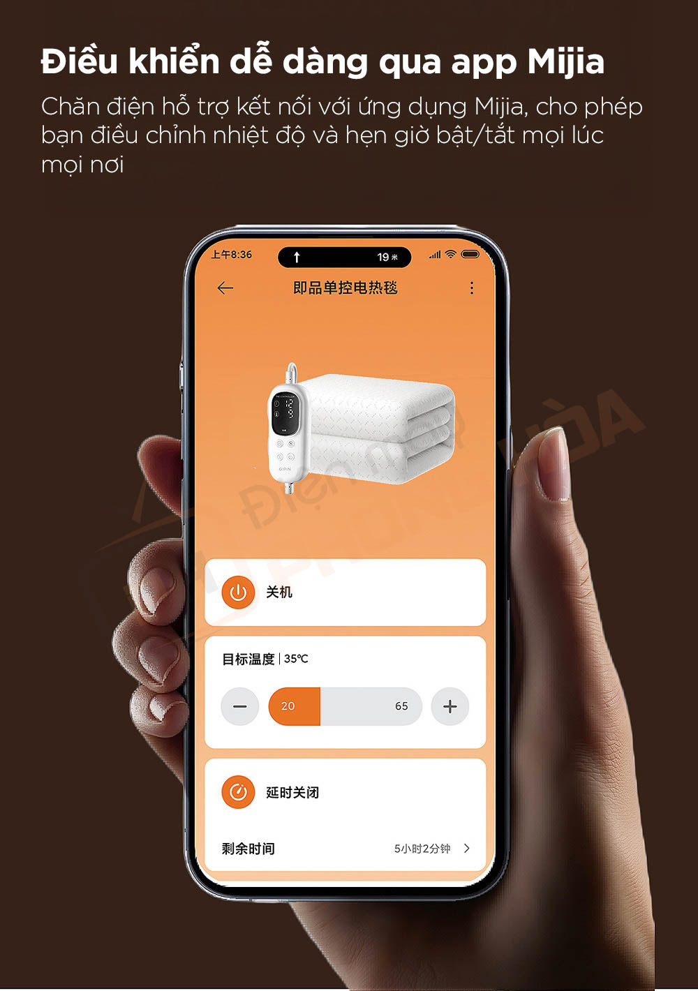 chan dien jipin graphene 8 Chăn điện Jipin Graphene