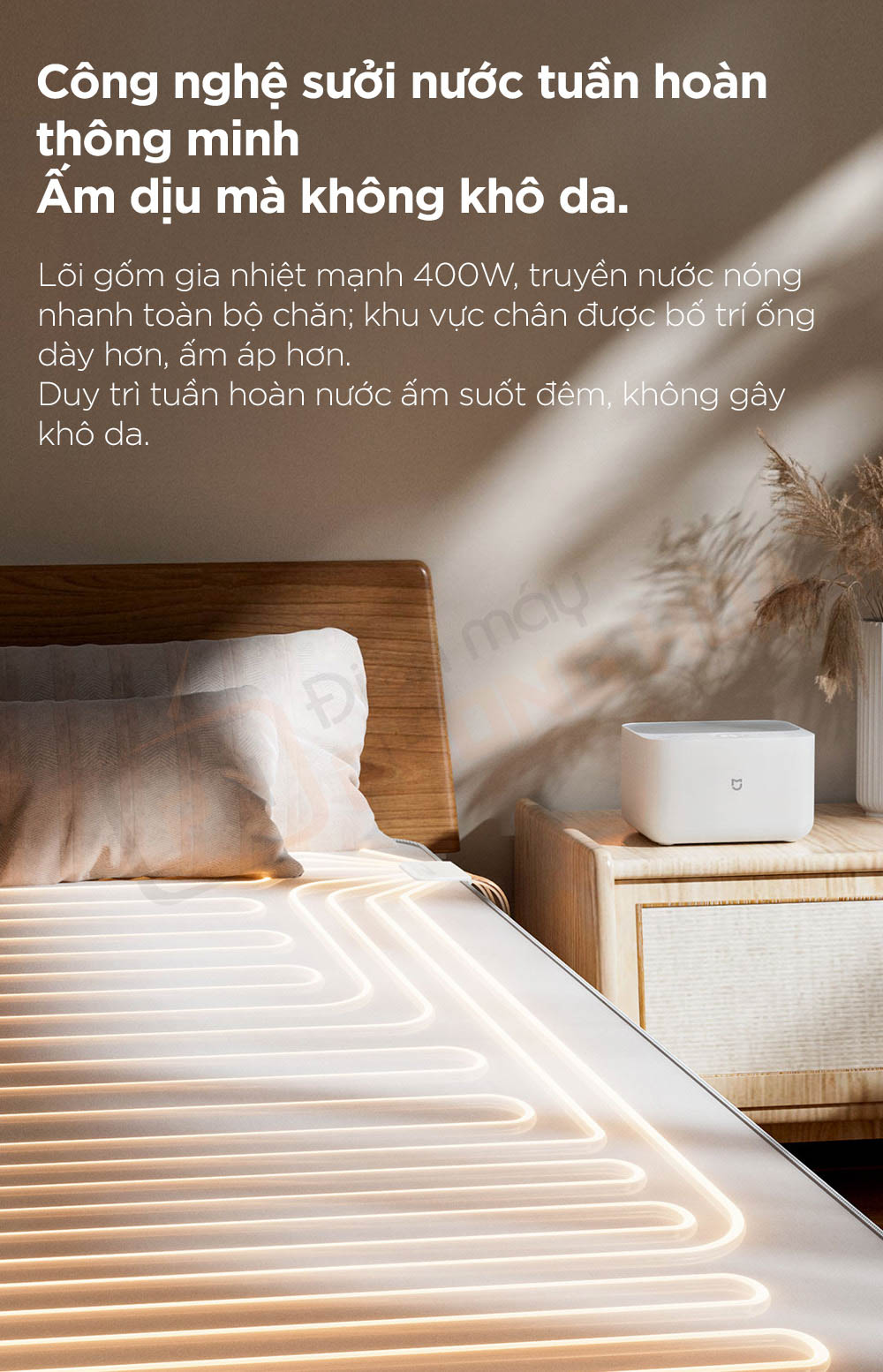 chan dien xiaomi mijia 3 Chăn điện Xiaomi Mijia