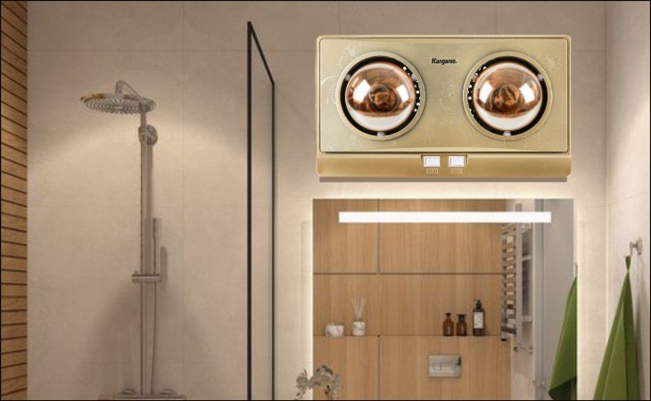 kinh nghiem lap den suoi nha tam 2 Giới thiệu về đèn sưởi nhà tắm