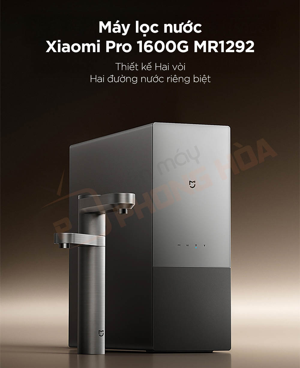 may loc nuoc xiaomi pro 1600g 1 Máy lọc nước Xiaomi Pro 1600G