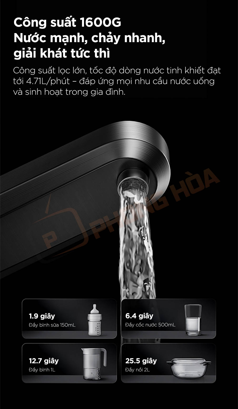 may loc nuoc xiaomi pro 1600g 8 Máy lọc nước Xiaomi Pro 1600G