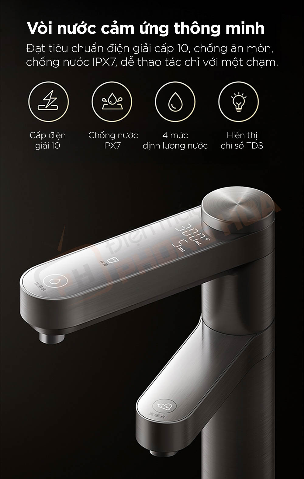 may loc nuoc xiaomi pro 1600g 9 Máy lọc nước Xiaomi Pro 1600G