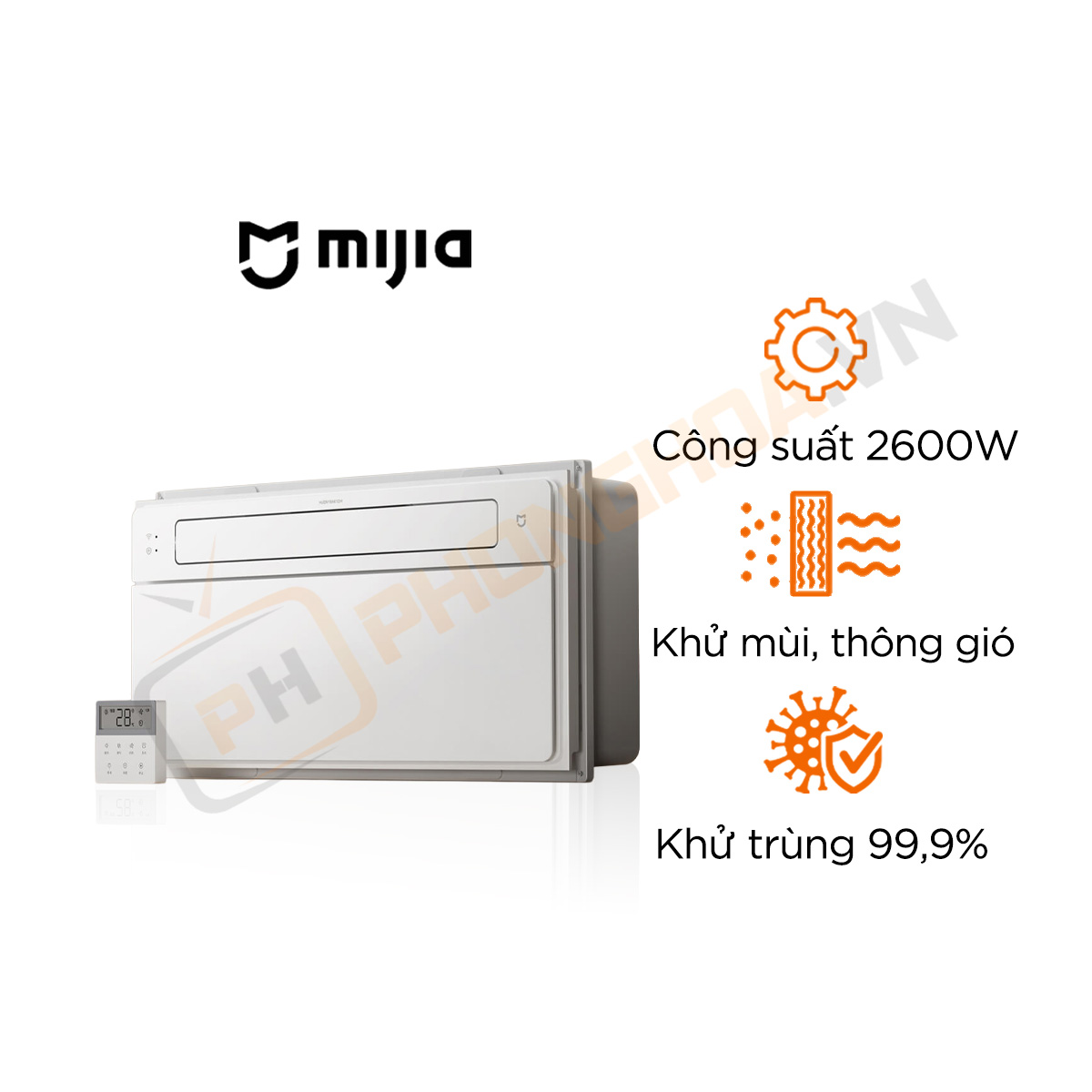 may-suoi-nha-tam-xiaomi-mijia-n1-1 Máy sưởi nhà tắm Xiaomi Mijia N1 MJZNYBN01ZM