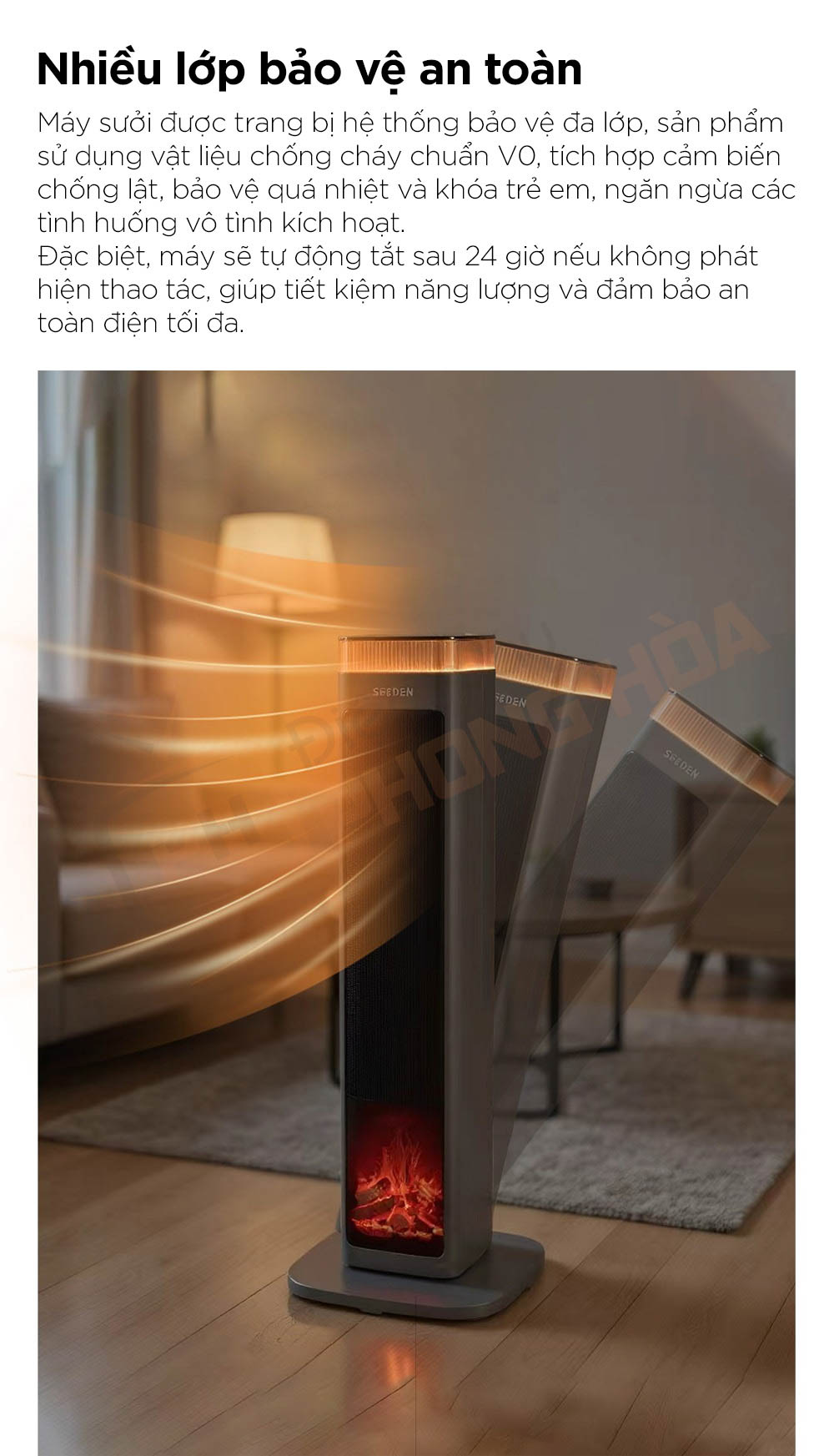 may suoi seeden 13 Máy sưởi SEEDEN Graphene