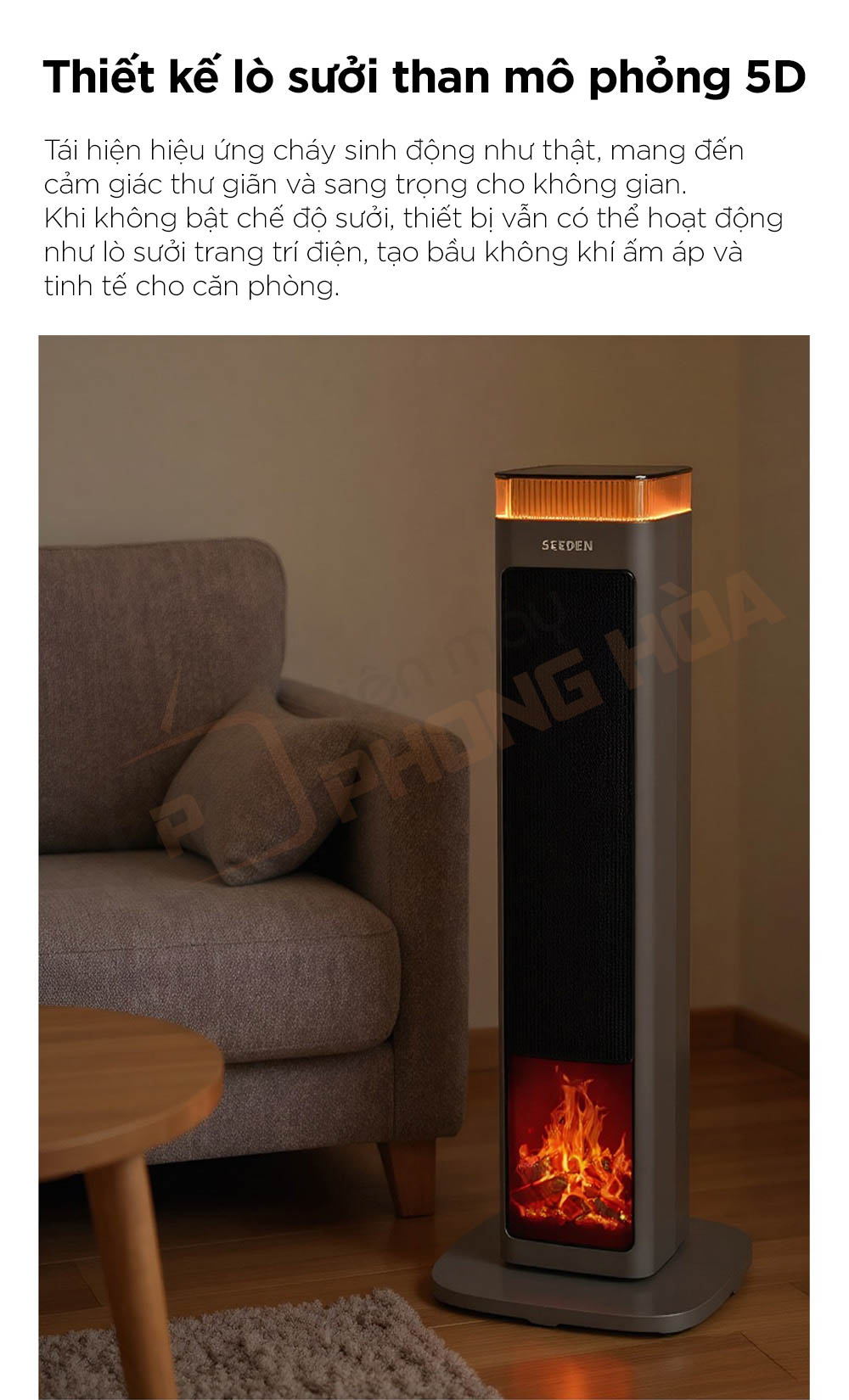 may suoi seeden 8 Máy sưởi SEEDEN Graphene