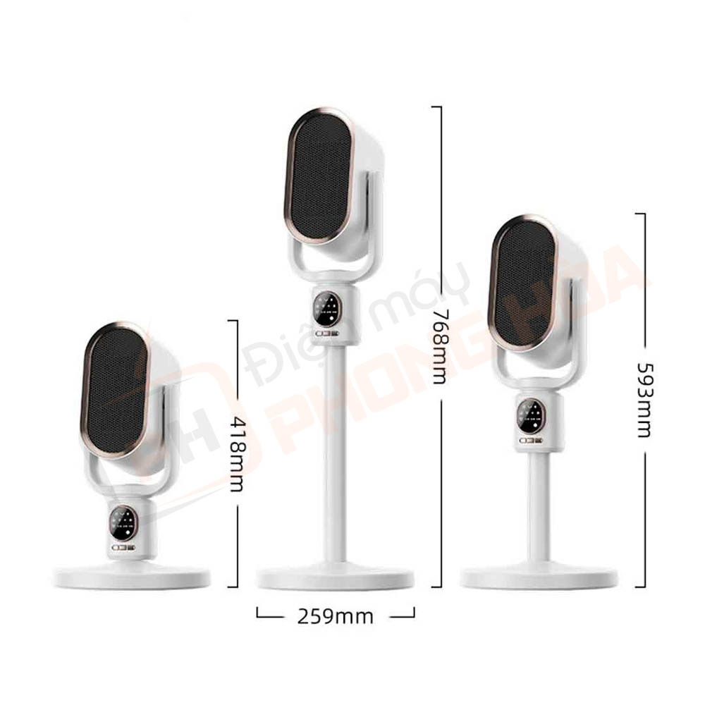 quat suoi gom super egg 12 Quạt sưởi gốm Super Egg