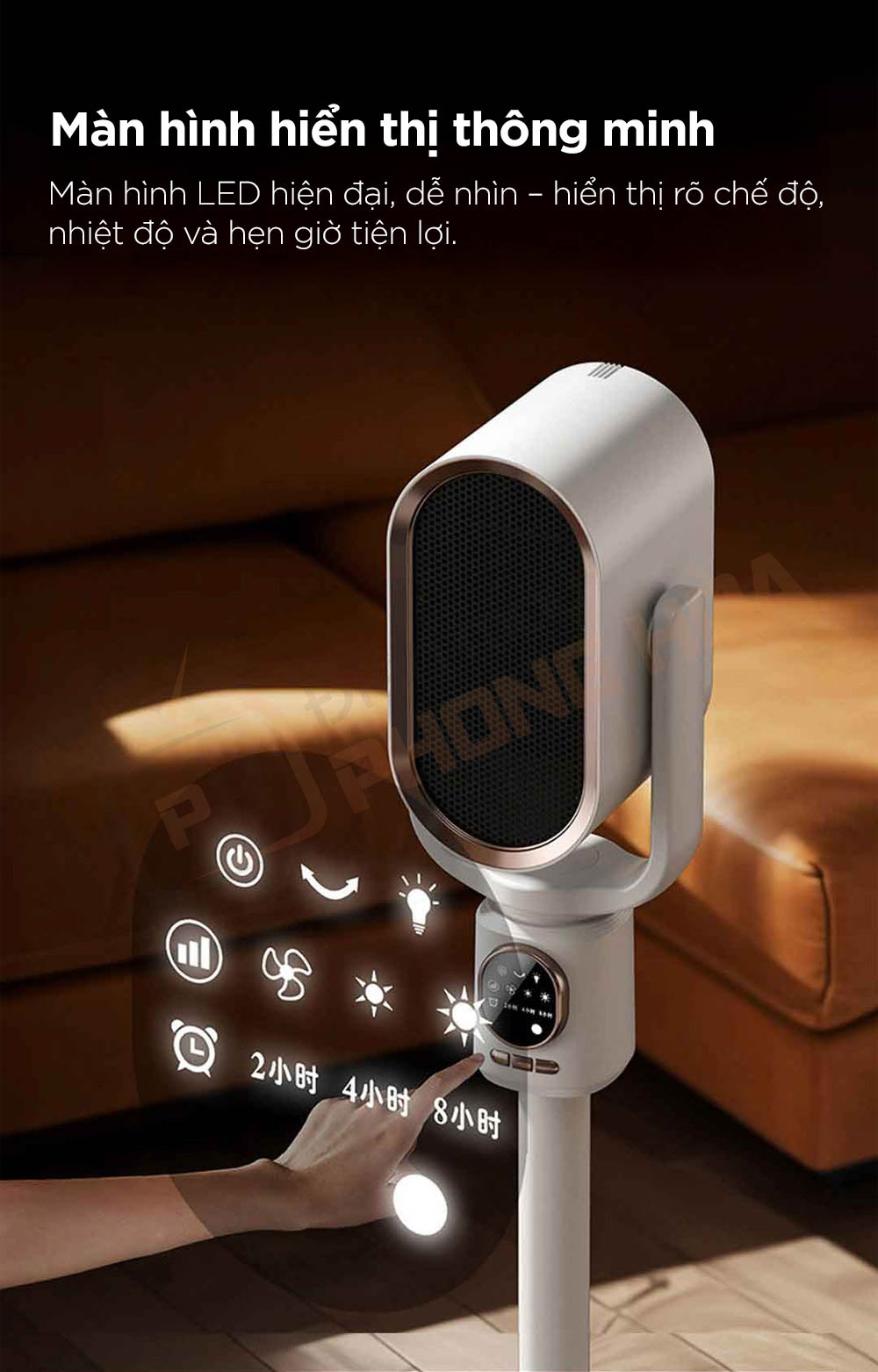 quat suoi gom super egg 7 Quạt sưởi gốm Super Egg