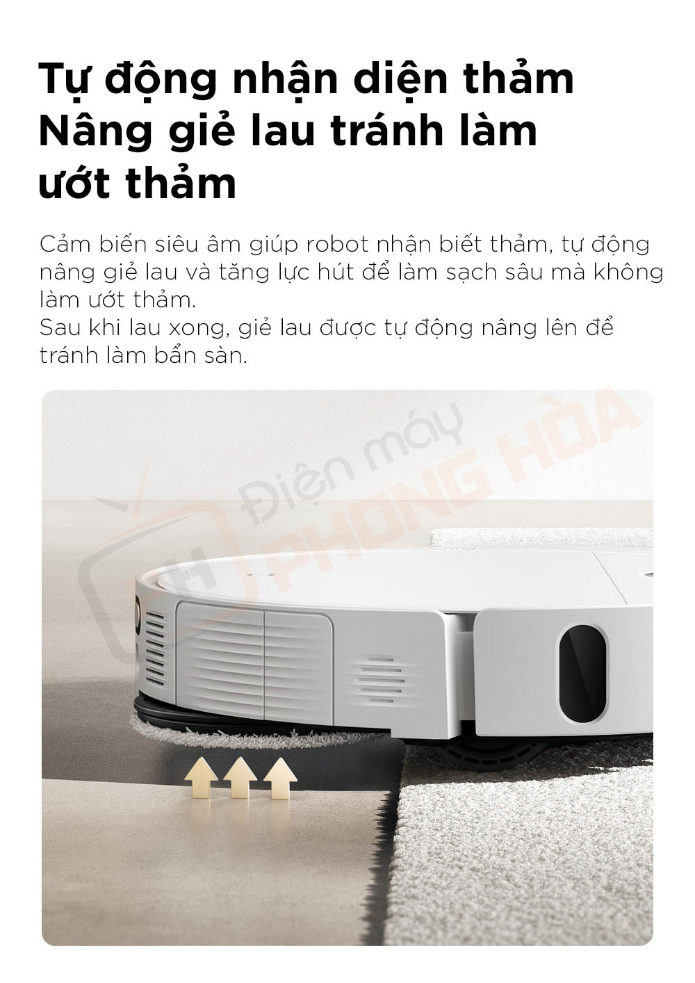 robot hut bui lau nha xiaomi mijia 5 10 Robot hút bụi lau nhà Xiaomi Mijia 5