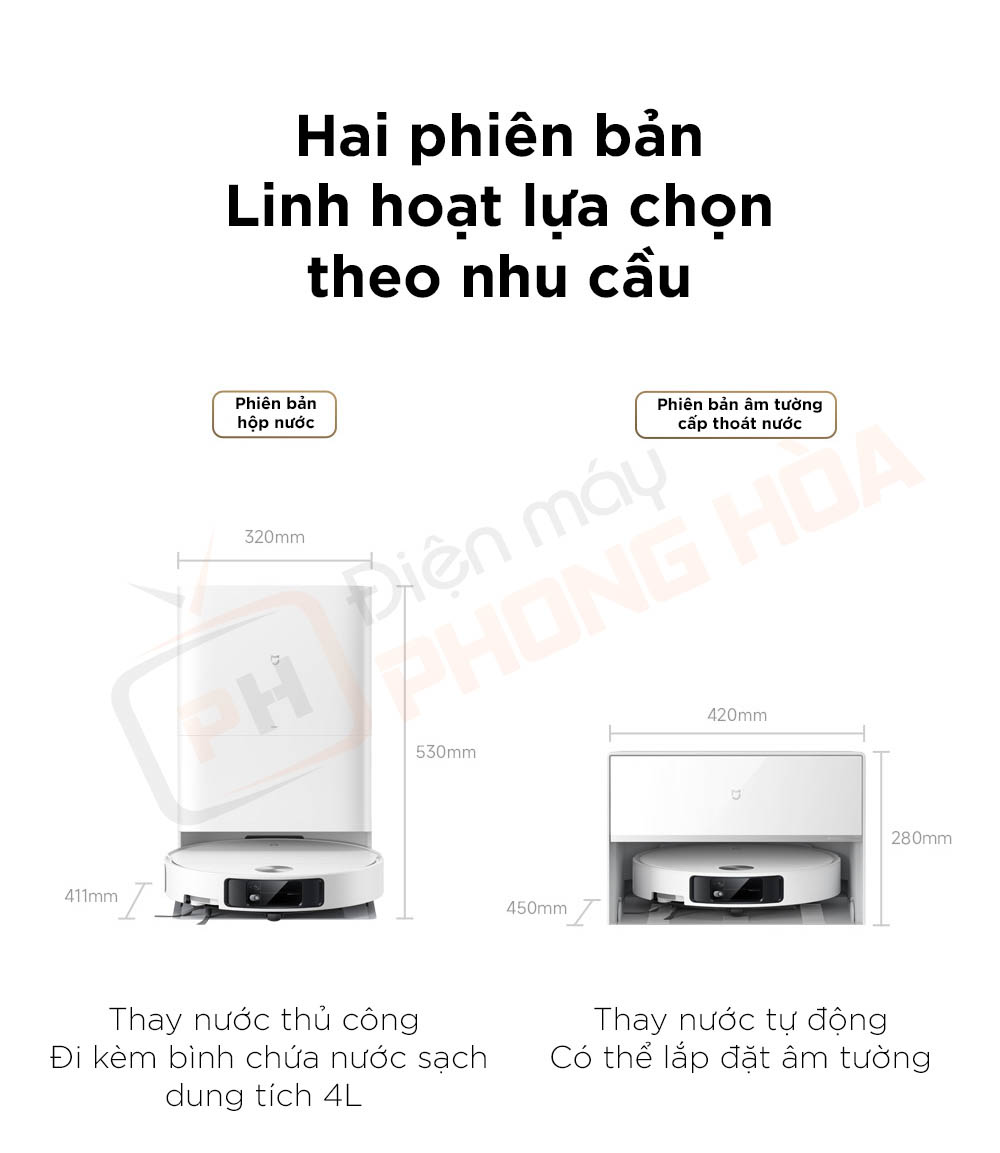 robot hut bui lau nha xiaomi mijia 5 2 Robot hút bụi lau nhà Xiaomi Mijia 5