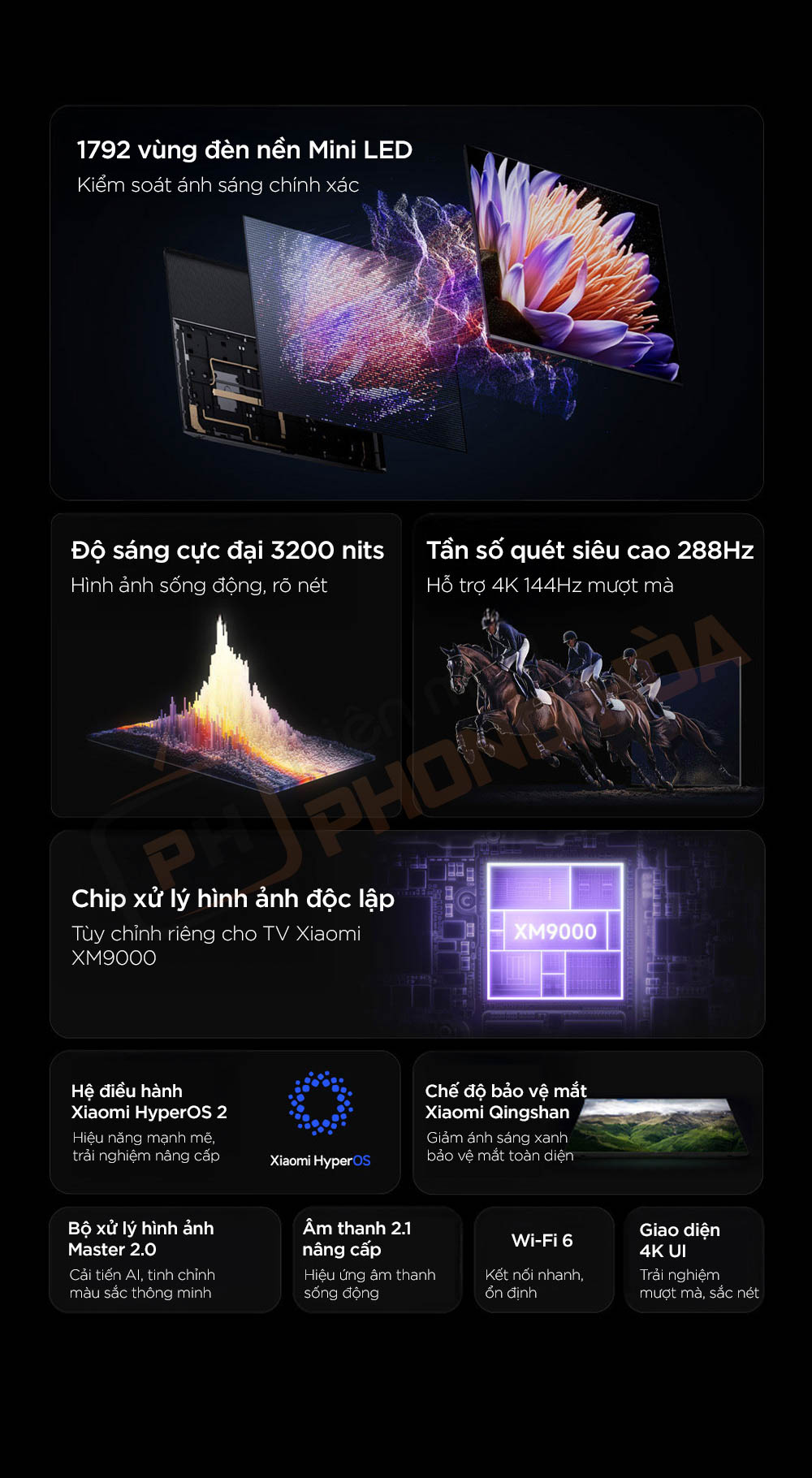 tivi xiaomi s pro mini led 65 inch 2025 2 Tivi Xiaomi S Pro Mini LED 65 inch 2025