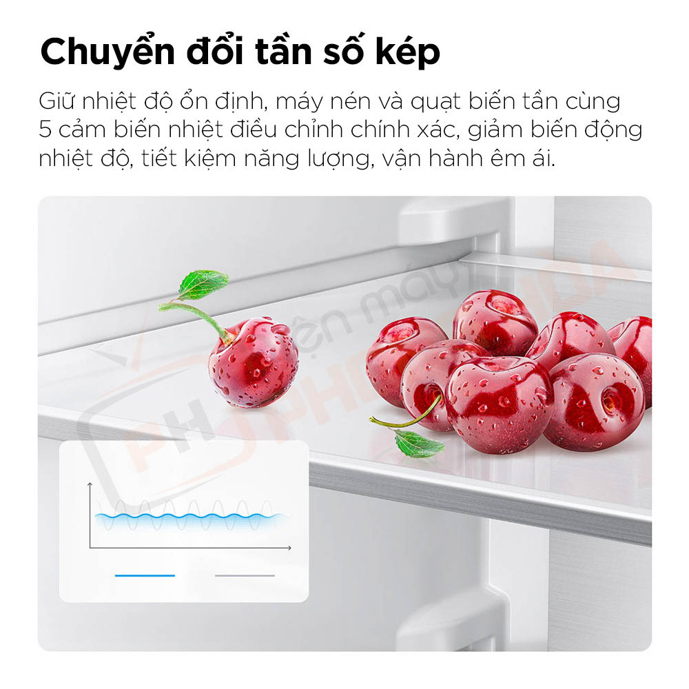 xiaomi mijia 508l 20 Tủ lạnh 4 cánh Xiaomi Mijia 508L BCD-508WGBI