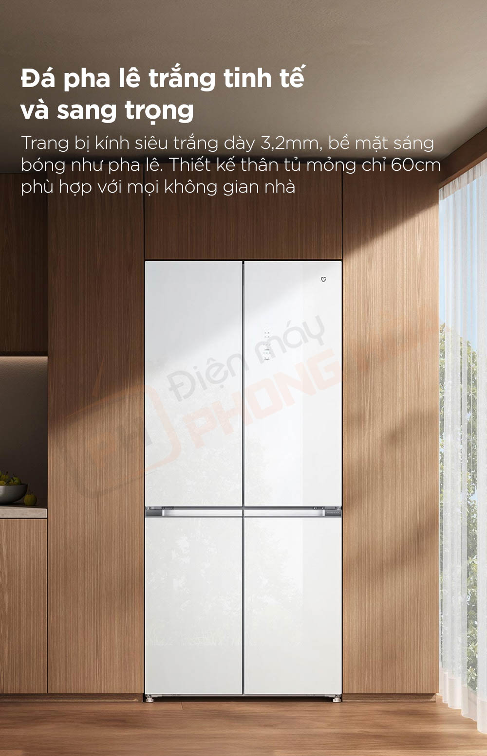 xiaomi mijia 508l 3 Tủ lạnh 4 cánh Xiaomi Mijia 508L BCD-508WGBI